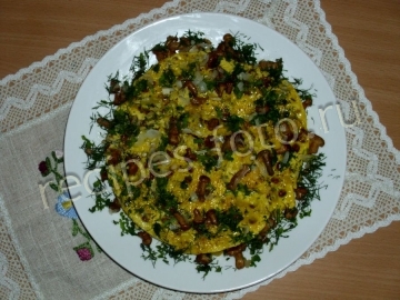 Омлет с грибами