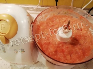 Острая аджика из кабачков