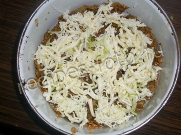 Овощная запеканка из кабачков и баклажан с фаршем в духовке