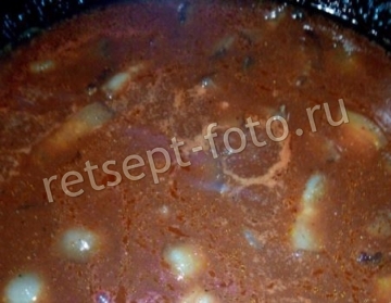 Овощная запеканка с салом (беконом)