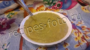 Овощное пюре с говядиной и кукурузной мукой для детей от 9 месяцев