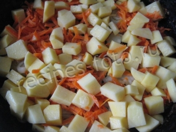 Овощное рагу с кабачками и картошкой без мяса