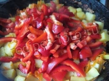 Овощное рагу с кабачками и картошкой без мяса