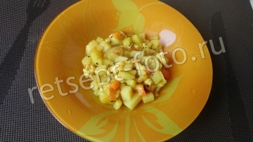 Овощное рагу с курицей для ребенка 1,5 года