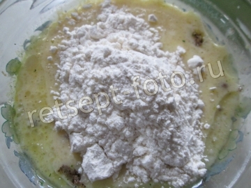 Овощной пирог с курицей