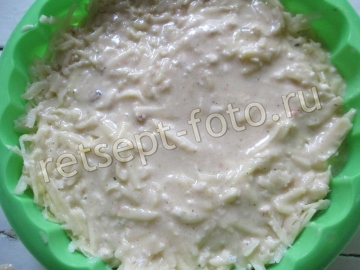 Овощной пирог с курицей
