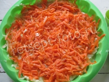Овощной пирог с курицей