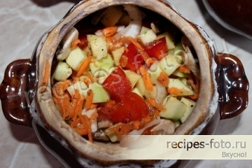 Овощное рагу с кабачками
