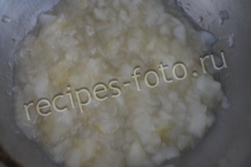 Овсяная каша с яблоком и грушей для детей до 1 года
