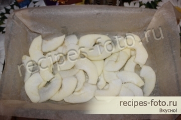Овсяный пирог с яблоками без муки
