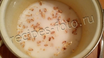 Овсянка со смородиной