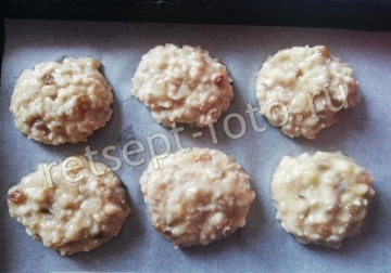 ПП печенье из овсянки и банана