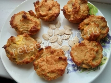 ПП тыквенные кексы с рисовой мукой