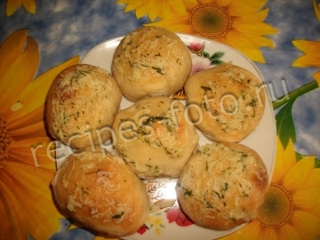 Пампушки с чесноком к борщу