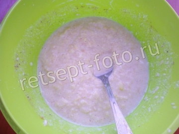 Панкейки на кефире с яблоками для детей от 2 лет