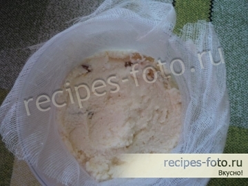 Пасха творожная с цукатами (сырая)