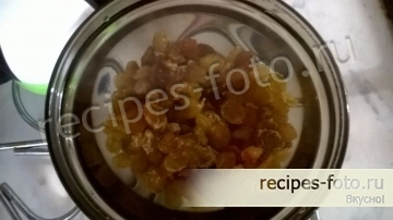 Пасха творожная заварная с изюмом