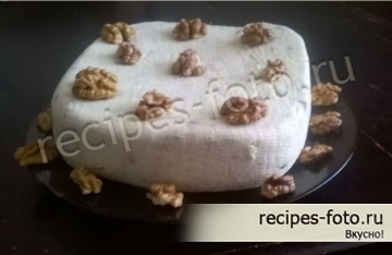 Пасха творожная заварная с изюмом