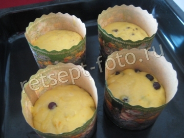 Кулич с коньяком и изюмом