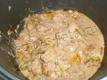 Паштет из куриной печени в мультиварке