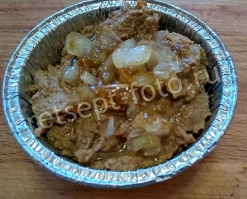 Паштет с карамелизированным луком