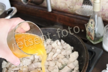 Паста с курицей и цветной капустой