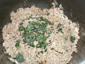 Паста с вялеными помидорами и мясом