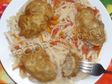Печень индейки жаренная в кляре