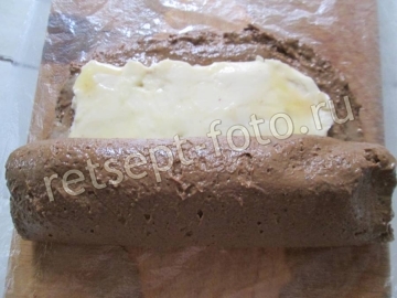 Печеночный рулет с маслом