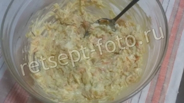 Печеночный торт из свиной печени с морковью и луком