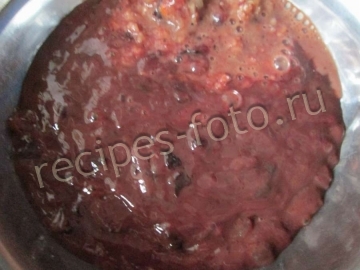 Печеночный торт с молоком и майонезом