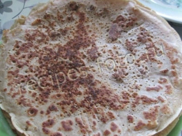 Печеночный торт с молоком и майонезом