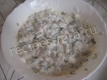 Печеный картофель с селедочным соусом