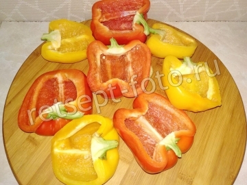 Перец фаршированный мясом без риса
