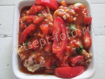 Перцы фаршированные мясом и овсянкой