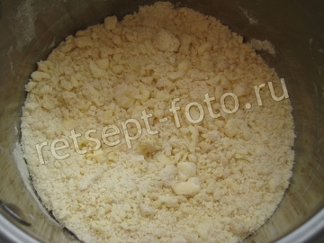 Песочный пирог с абрикосами и желе
