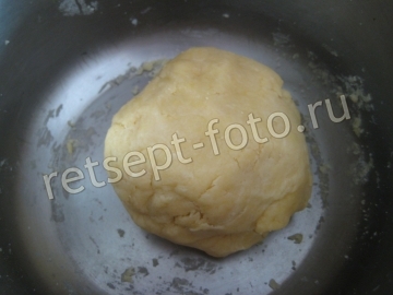 Песочный пирог с абрикосами и желе