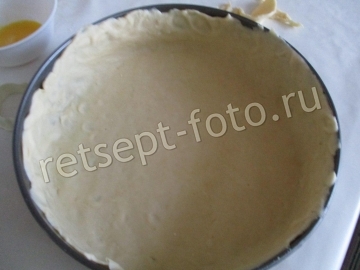 Песочный пирог с фруктами