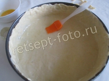 Песочный пирог с фруктами