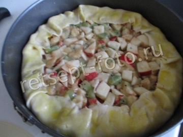 Песочный пирог с фруктами