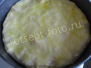 Песочный пирог с фруктами