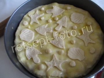 Песочный пирог с фруктами