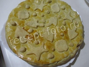 Песочный пирог с фруктами