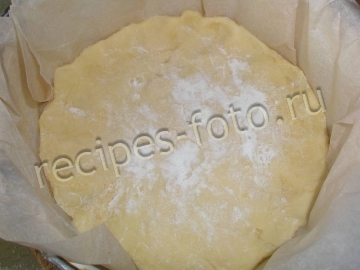 Песочный пирог с творогом и маком