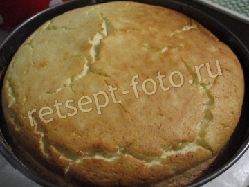 Песочный пирог с творогом и сливками