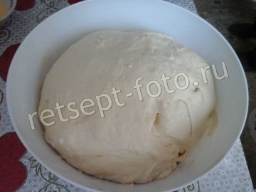 Пиде с фаршем, грибам и сыром