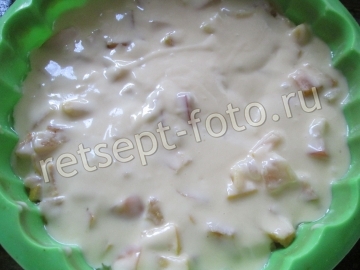 Пирог с айвой и яблоками