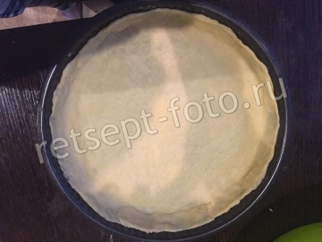 Пирог с яблоками на маргарине