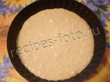 Пирог с клубникой на кефире
