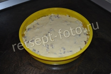 Пирог с мясом на жидком тесте